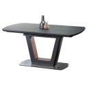 Стол обеденный HALMAR BILOTTI темно-серый/орех 160-200/90